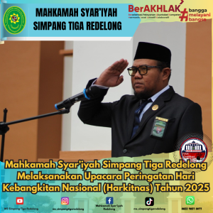 Mahkamah Syar’iyah Simpang Tiga Redelong Melaksanakan Upacara Peringatan Hari Kebangkitan Nasional (Harkitnas) Tahun 2025