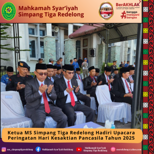 Ketua MS Simpang Tiga Redelong Hadiri Upacara Peringatan Hari Kesaktian Pancasila Tahun 2025